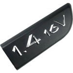 Megane 2 Kapı Band yazısı "1.4 16V" Sağ Siyah Monogram- YERLİ ÜRETİM