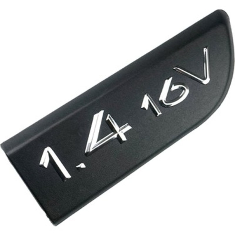 Megane 2 Kapı Band yazısı "1.4 16V" Sağ Siyah Monogram- YERLİ ÜRETİM