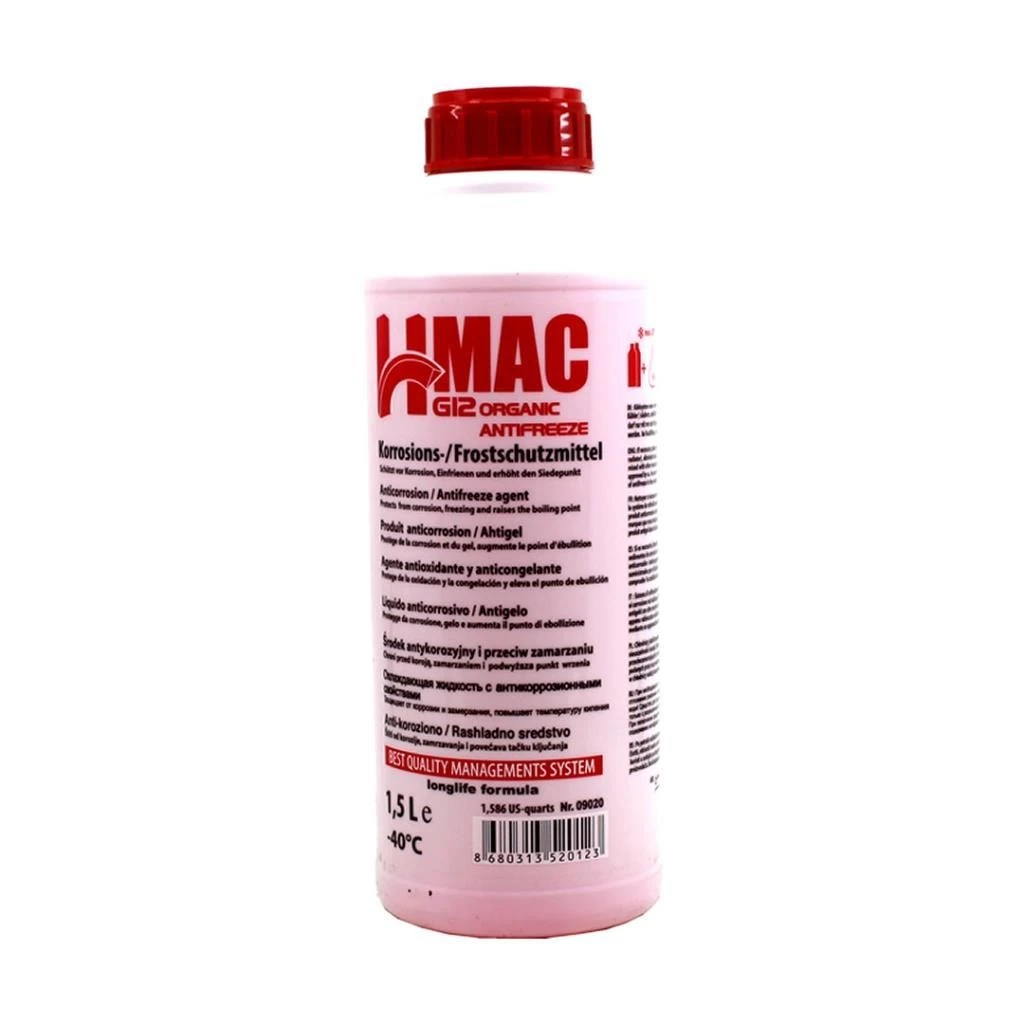 H-MAC ANTİFİRİZ KIRMIZI 1,5LT -40C