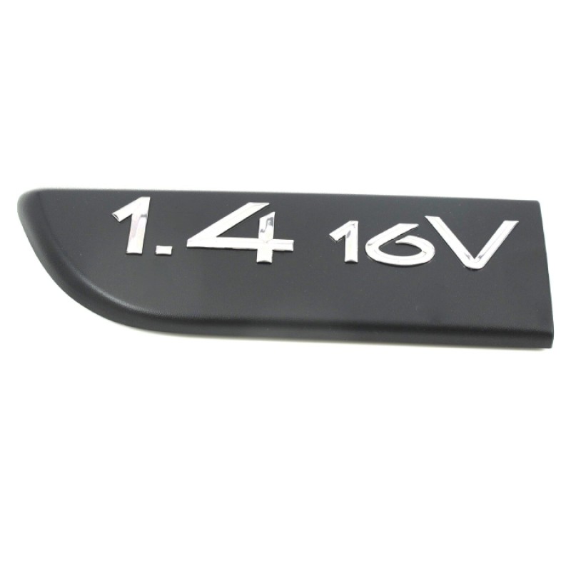 MEGANE 2 KAPI BAND YAZISI "1.4 16V" SOL SİYAH MONOGRAM- YERLİ ÜRETİM