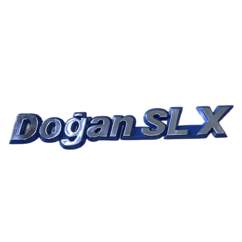 Bagaj Kapağı Doğan Slx Yazısı (Mavi Kenarlı)- YERLİ ÜRETİM
